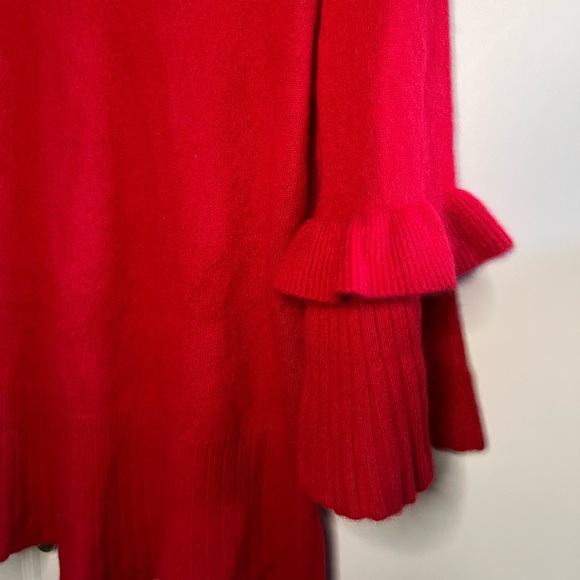 Isaac Mizrahi 100% Cashmere Tiered Sleeve Sweater - Picture 3 of 14